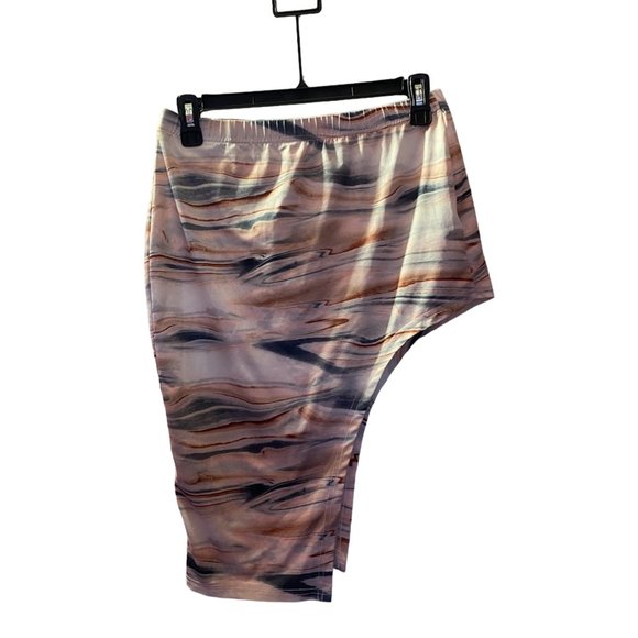 Marble O-Ring Bardot With Asymmetrical Skirt (M) - Picture 6 of 6